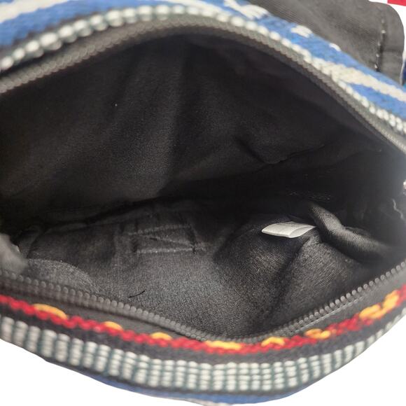 NWT Hemp Small Messenger with Mushroom Frog Front Open Pocket 2 Zipper Pockets - Picture 7 of 7